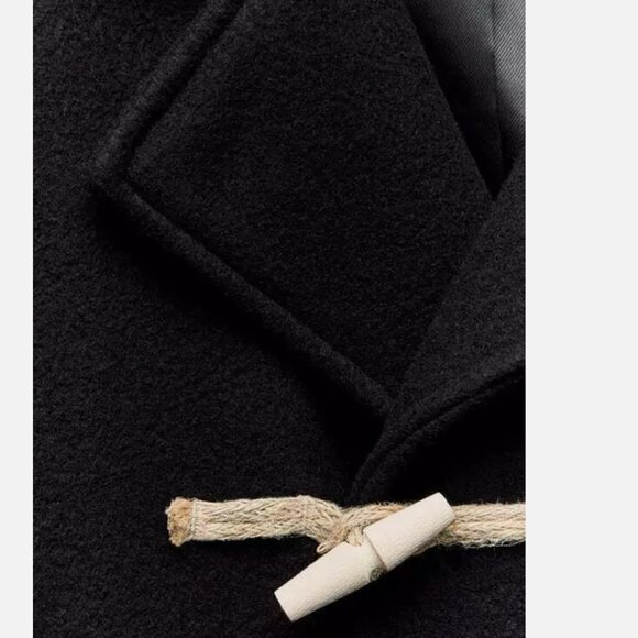 NWT ZARA Wool Toggle Coat ZW Limited Edition 3057/783 Bloggers Fave  Medium - Picture 9 of 12